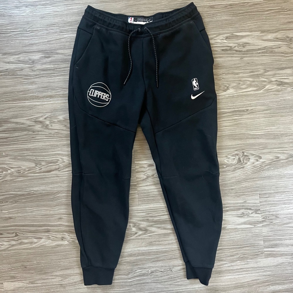 Nike NBA Los Angeles Clippers Showtime Therma Flex Pants Black FB6172-010 Mens L
